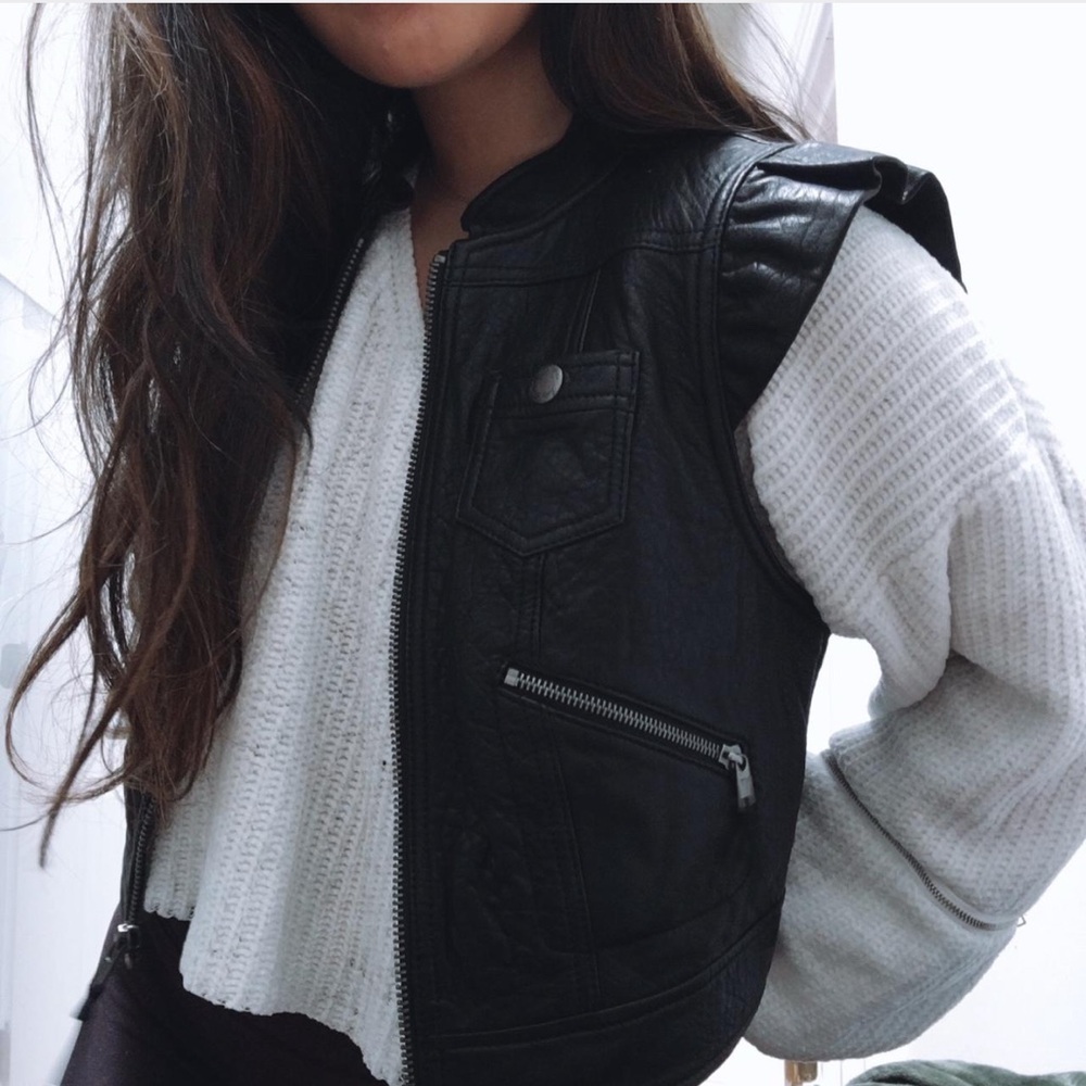 Juicy Couture Faux Leather  Vest